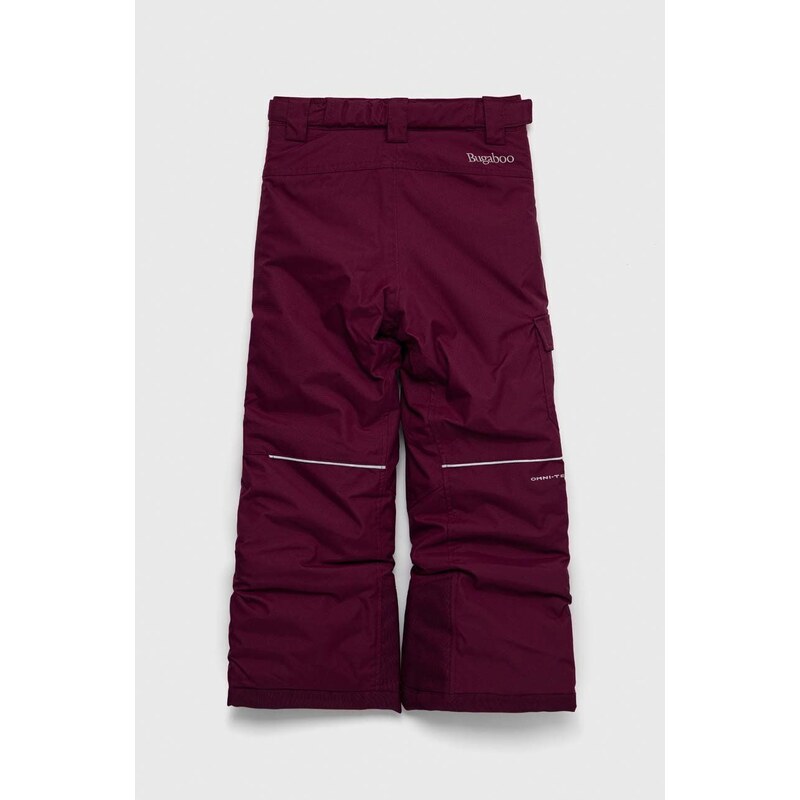 Dječje skijaške hlače Columbia boja: ljubičasta