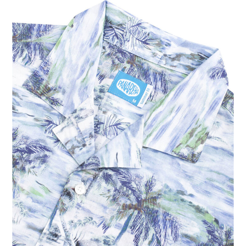 Panareha KALAPAKI Aloha Shirt blue