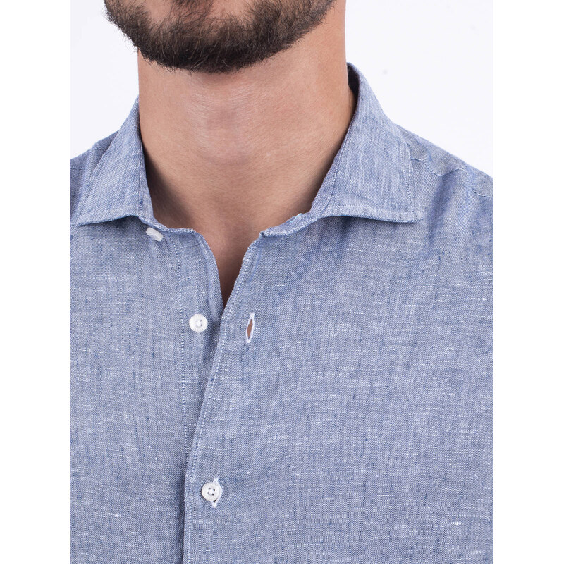 Panareha Men's Linen Shirt CANNES grey