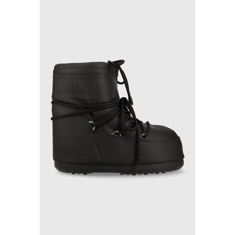 Čizme za snijeg Moon Boot Icon Low Rubber boja: crna