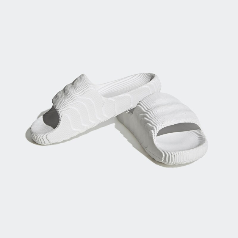 ADIDAS ORIGINALS Natikače s potpeticom 'Adilette 22' crna / bijela