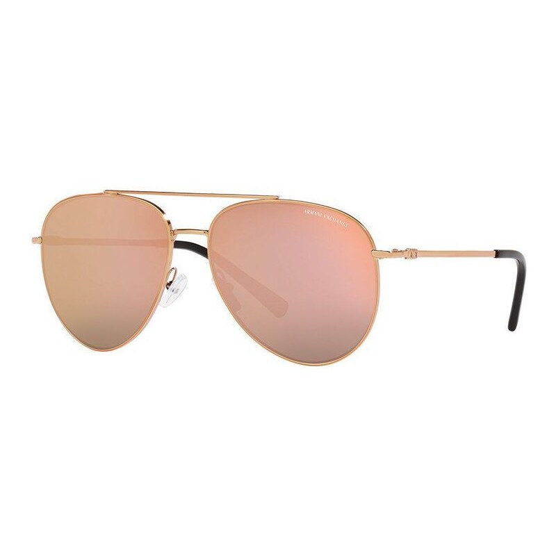 Sunčane naočale Armani Exchange za muškarce, boja: smeđa