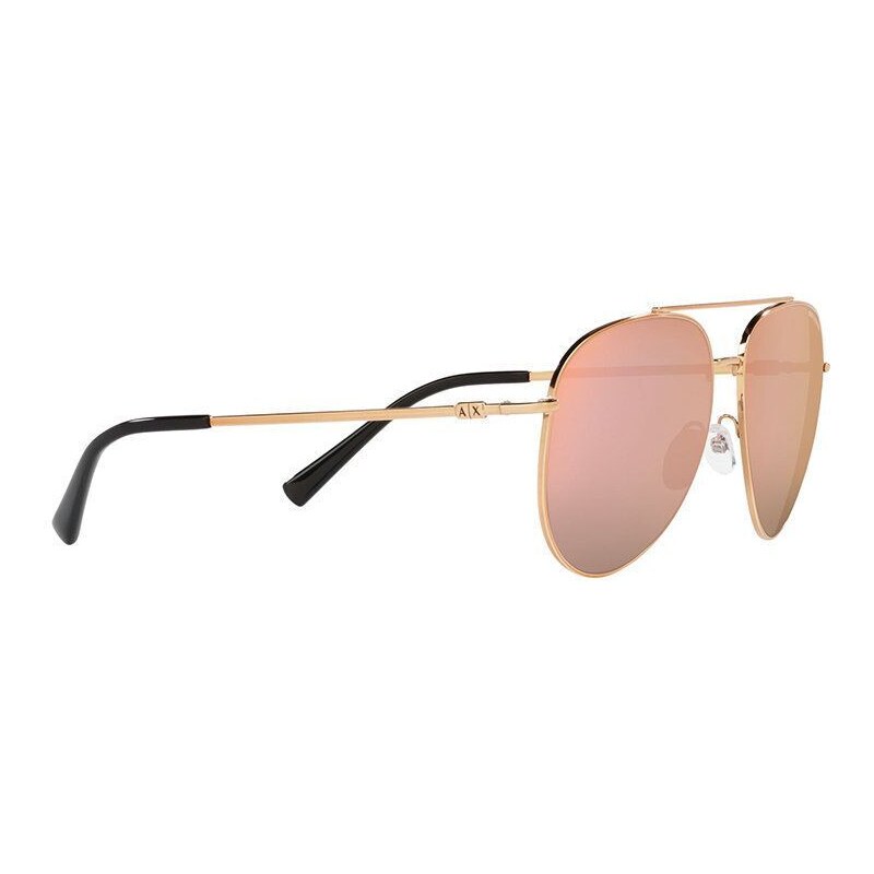 Sunčane naočale Armani Exchange za muškarce, boja: smeđa