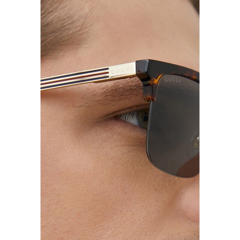 Sunčane naočale Gucci GG1226S za muškarce, boja: smeđa