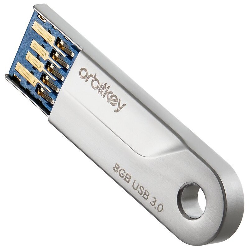 Orbitkey USB flash memorija 8 GB za privjesak za ključeve Orbitkey