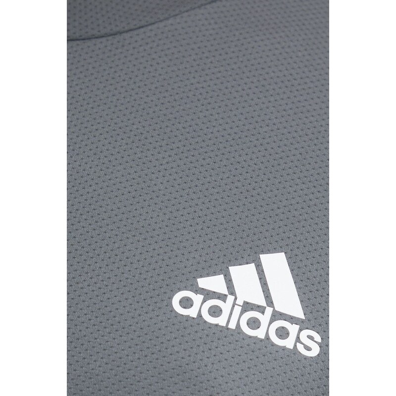 Majica kratkih rukava za trening adidas Performance Designed for Move boja: siva, jednobojni model