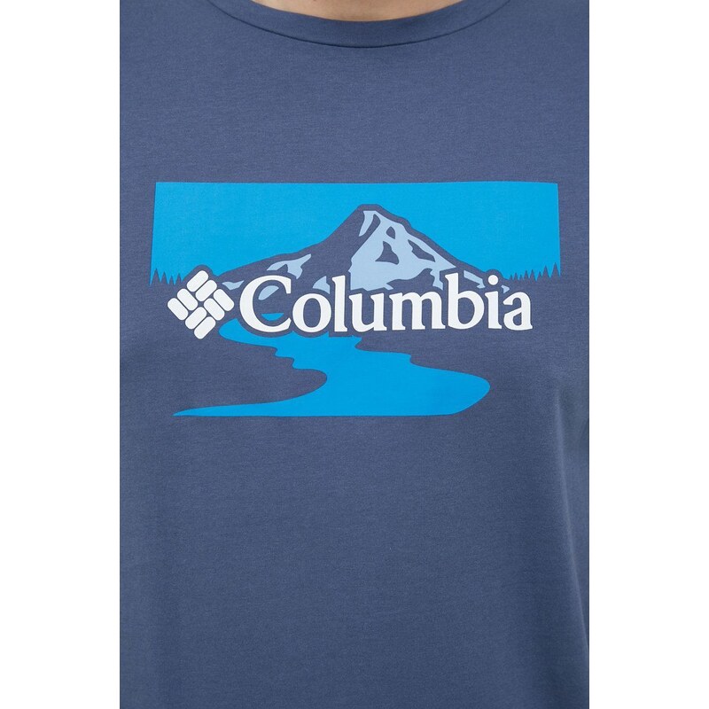 Pamučna majica Columbia s tiskom, 1934814.SS23-106