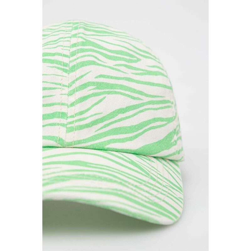 Pamučna kapa sa šiltom Billabong boja: zelena, s uzorkom