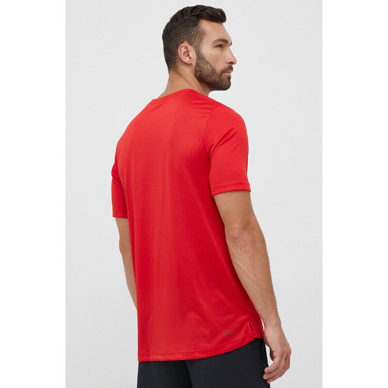Majica kratkih rukava za trening adidas Performance Club boja: crvena, jednobojni model