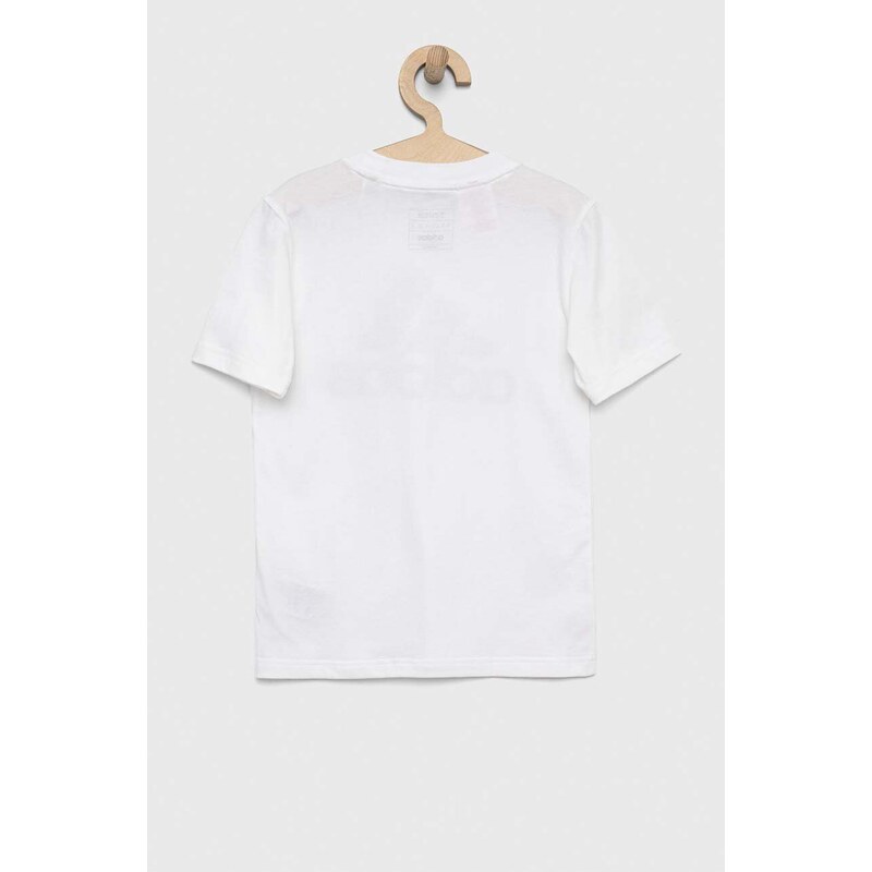 Dječja pamučna majica kratkih rukava adidas U BL boja: bijela, s tiskom