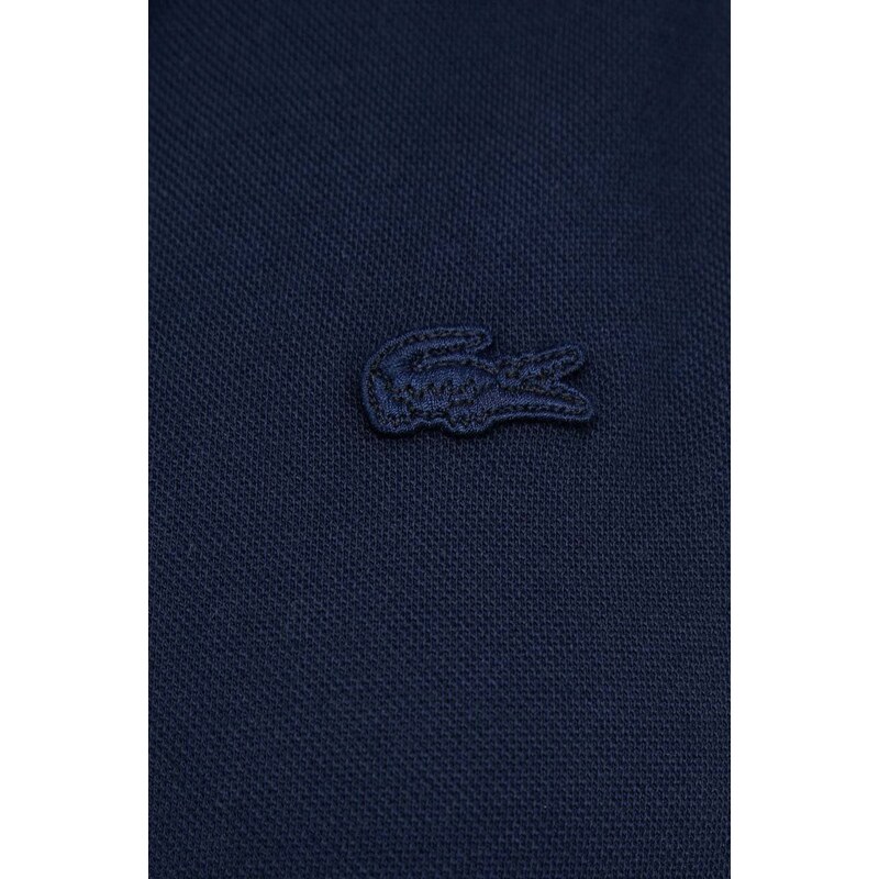 Haljina Lacoste boja: tamno plava, midi, uske