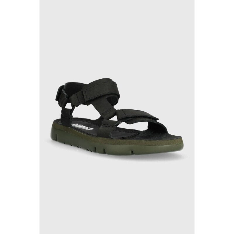 Kožne sandale Camper Oruga Sandal za muškarce, boja: crna, K100416.020