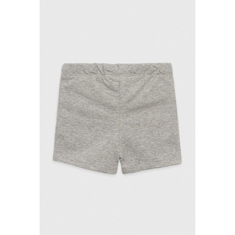 Dječje kratke hlače Calvin Klein Jeans boja: siva, s tiskom, podesivi struk