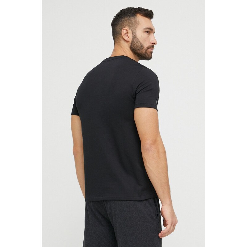 Gornji dio pidžame Polo Ralph Lauren boja: crna, s tiskom