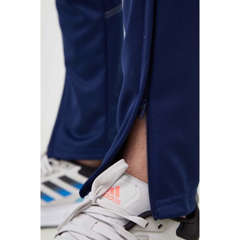 Hlače za trening adidas Performance Tiro 23 boja: tamno plava, s aplikacijom