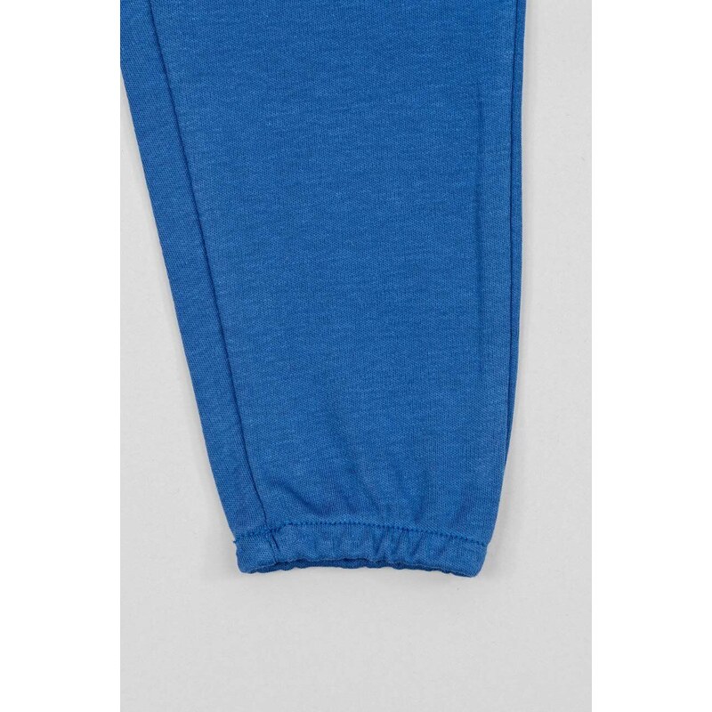 Dječja pamučna pidžama zippy boja: tamno plava, s uzorkom