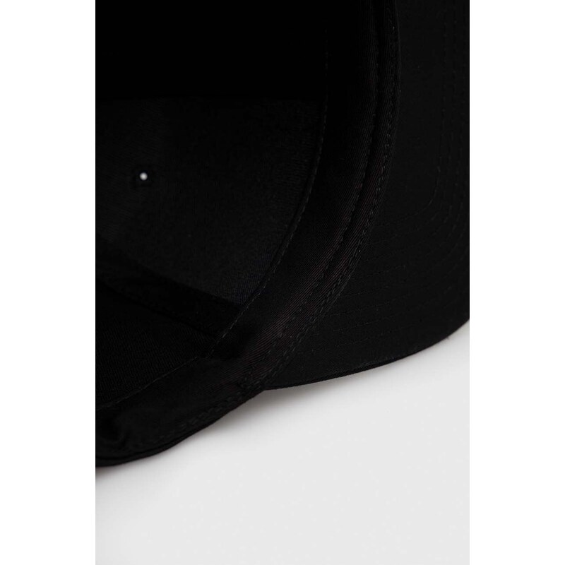 Pamučna kapa sa šiltom Volcom boja: crna, glatka