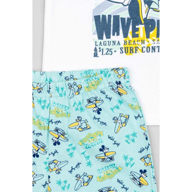 Dječja pamučna pidžama zippy x Disney boja: tirkizna, s uzorkom