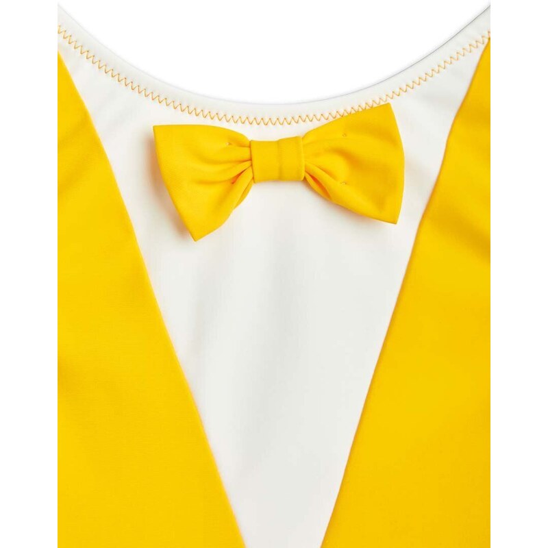 Dječji jednodijelni kupaći kostim Mini Rodini boja: žuta
