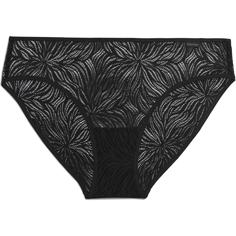 Calvin Klein Underwear Slip 'SHEER MARQUISETTE' crna