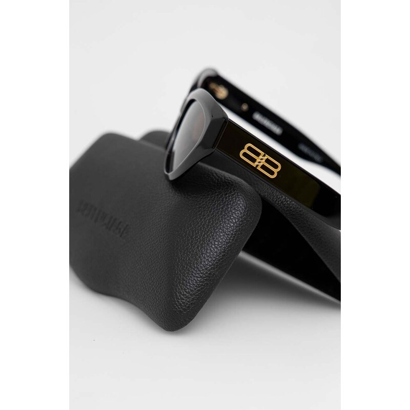 Sunčane naočale Balenciaga BB0270S za žene, boja: crna