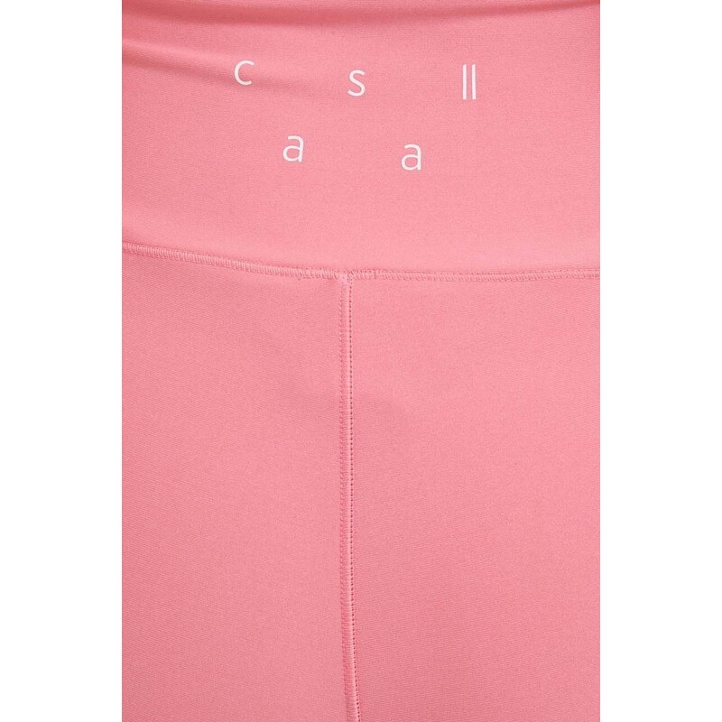 Tajice za trening Casall boja: ružičasta, glatki materijal