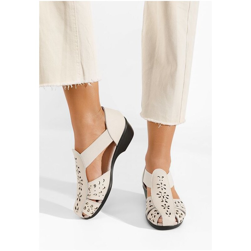 Zapatos Sandale od prirodne kože Melona bež