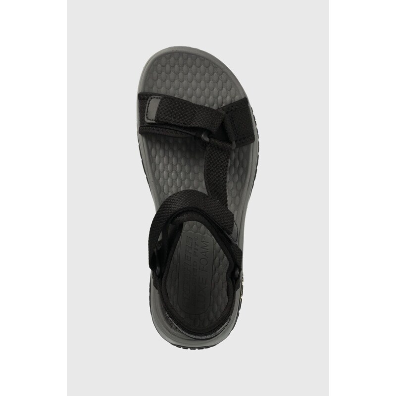 Sandale Skechers Lomell Rip Tide za muškarce, boja: crna