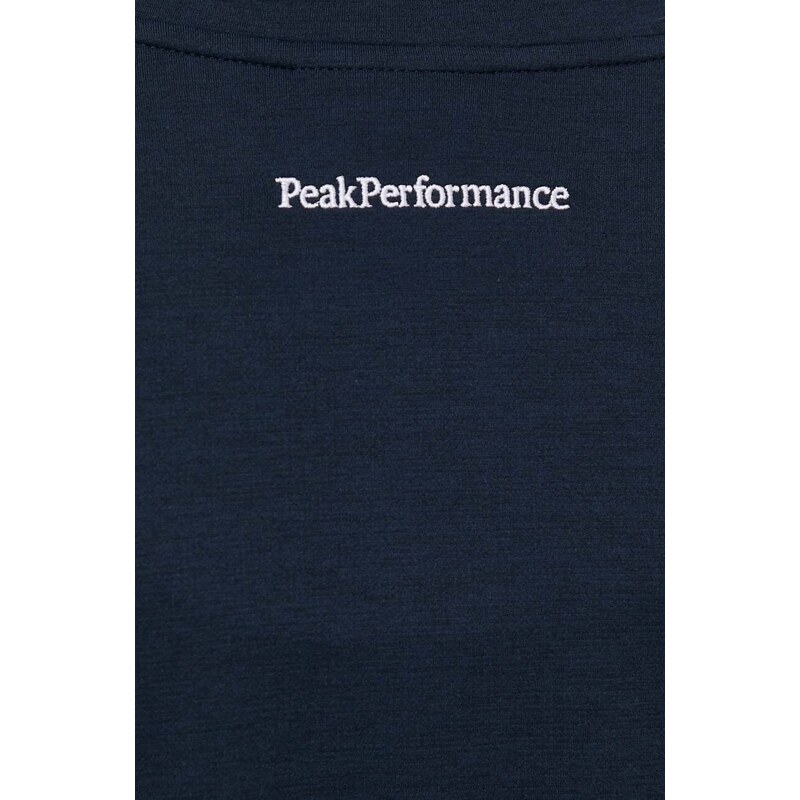 Dukserica Peak Performance za žene, boja: tamno plava, glatka