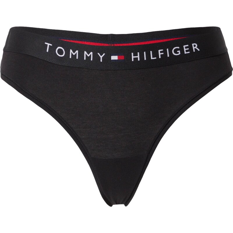Tommy Hilfiger Underwear Tanga gaćice morsko plava / crvena / crna / bijela