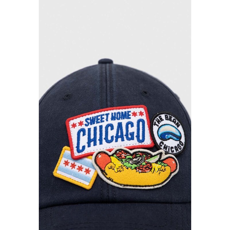 Pamučna kapa sa šiltom American Needle Chicago boja: tamno plava, s aplikacijom