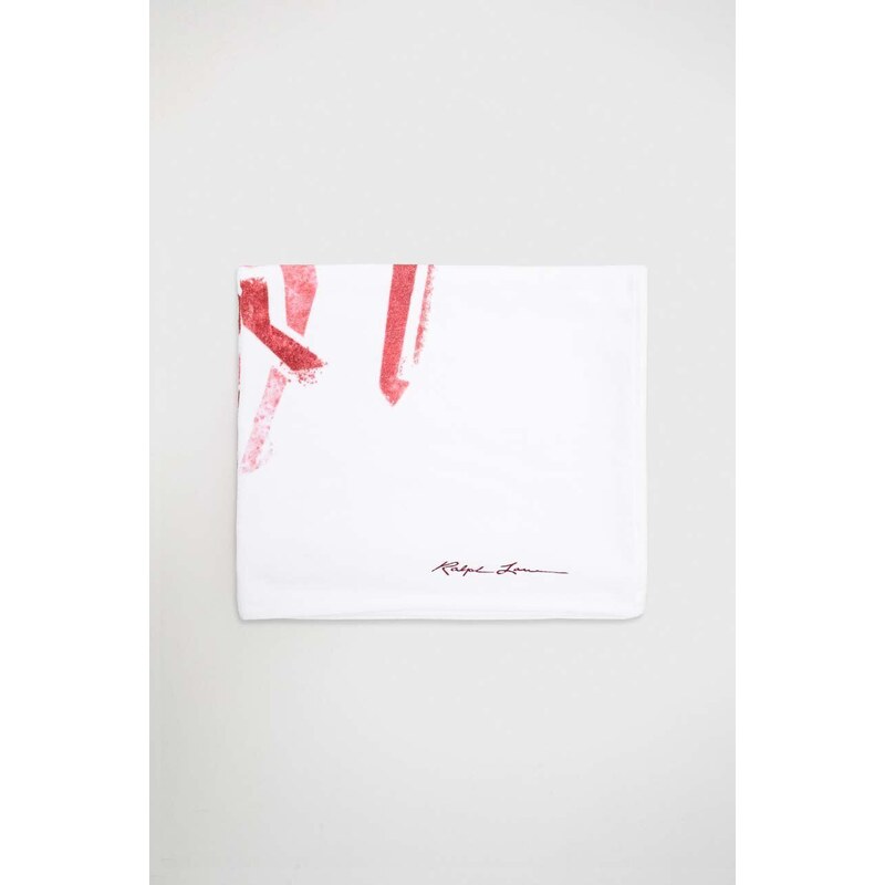 Pamučni ručnik Ralph Lauren boja: crvena