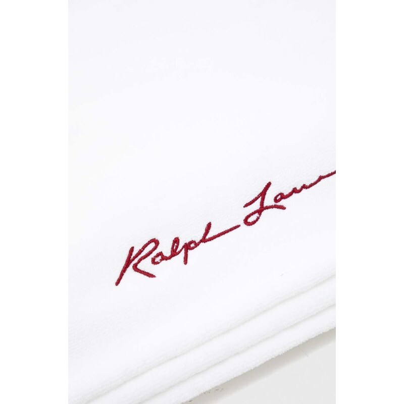 Pamučni ručnik Ralph Lauren boja: crvena