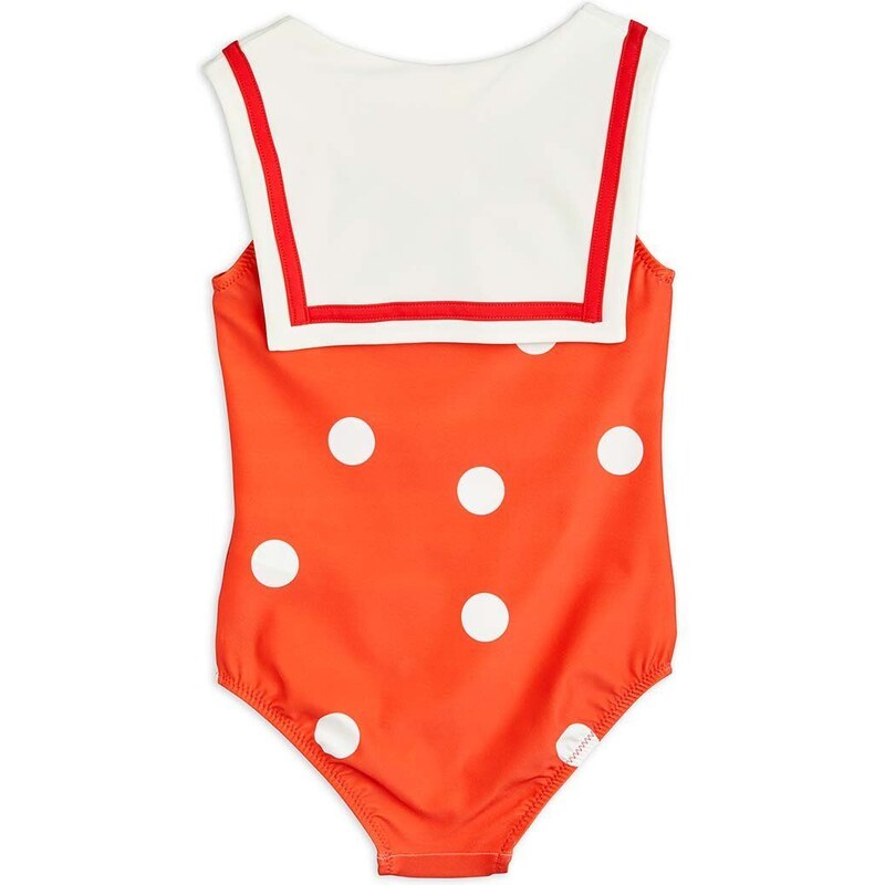 Dječji jednodijelni kupaći kostim Mini Rodini boja: crvena