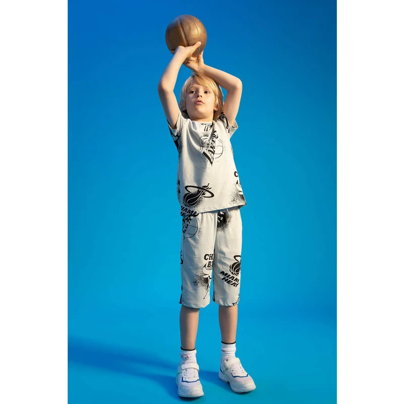 Grey BOYS & TEENS Boy Defacto Fit NBA Current Teams Licensed