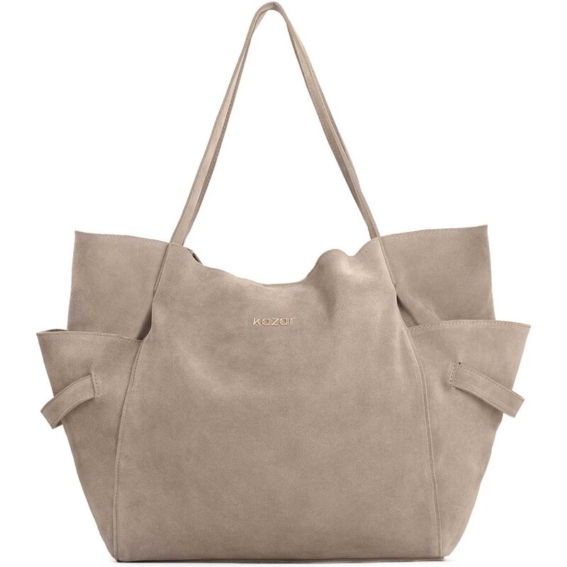 Kazar Shopper torba taupe siva GLAMI.hr