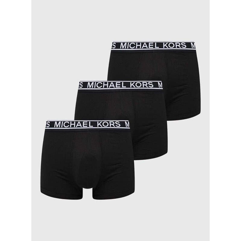 Bokserice Michael Kors 3-pack za muškarce, boja: crna