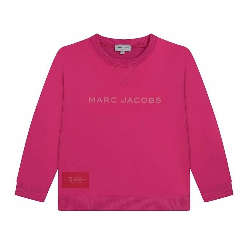 Dječja dukserica Marc Jacobs boja: ljubičasta, s tiskom