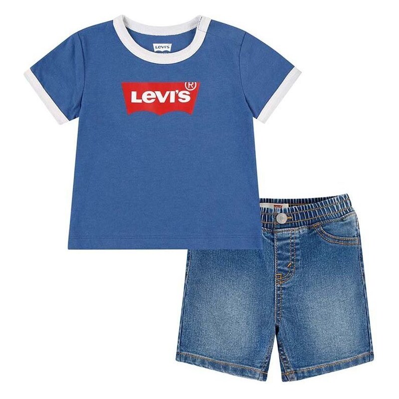 Komplet za bebe Levi's boja: tamno plava