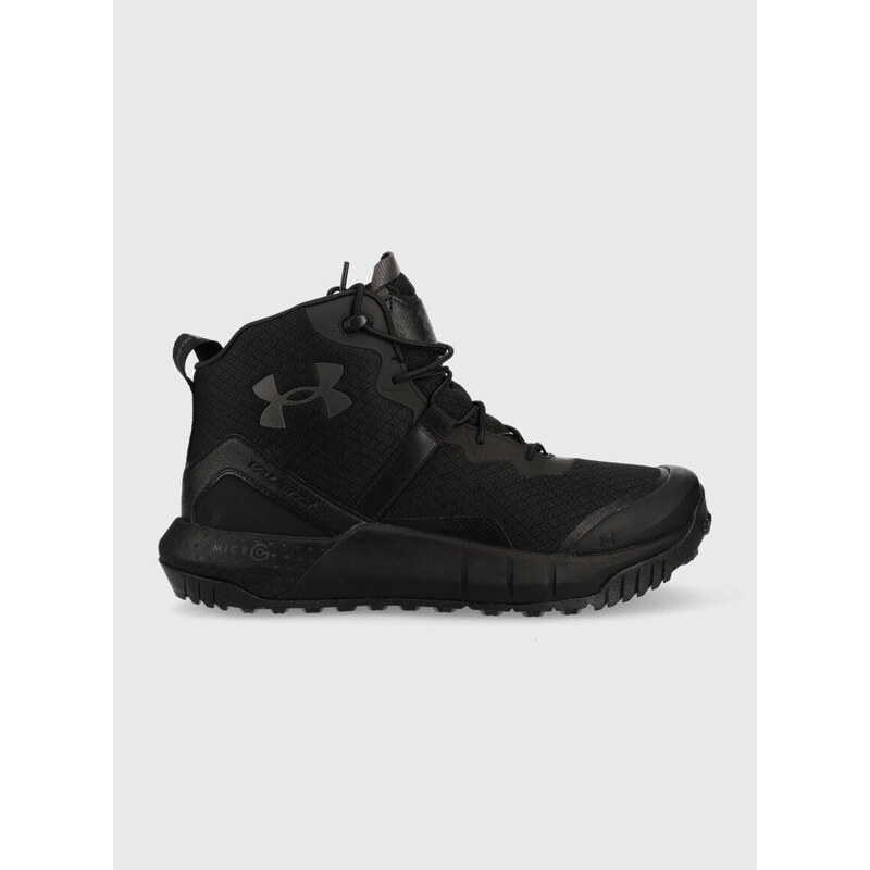 Cipele Under Armour Micro G Valsetz Mid UA za muškarce, boja: crna