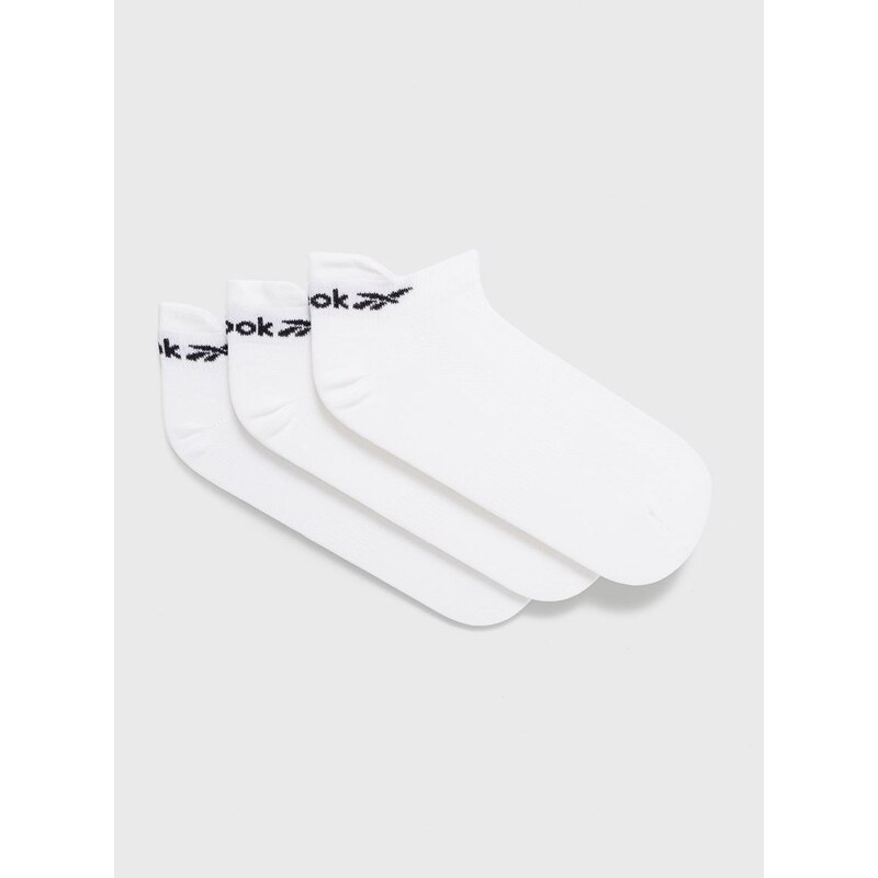 Čarape Reebok za žene, boja: bijela