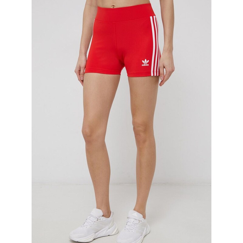 Kratke hlače adidas Originals za žene, boja crvena,, HC1958-VIVRED