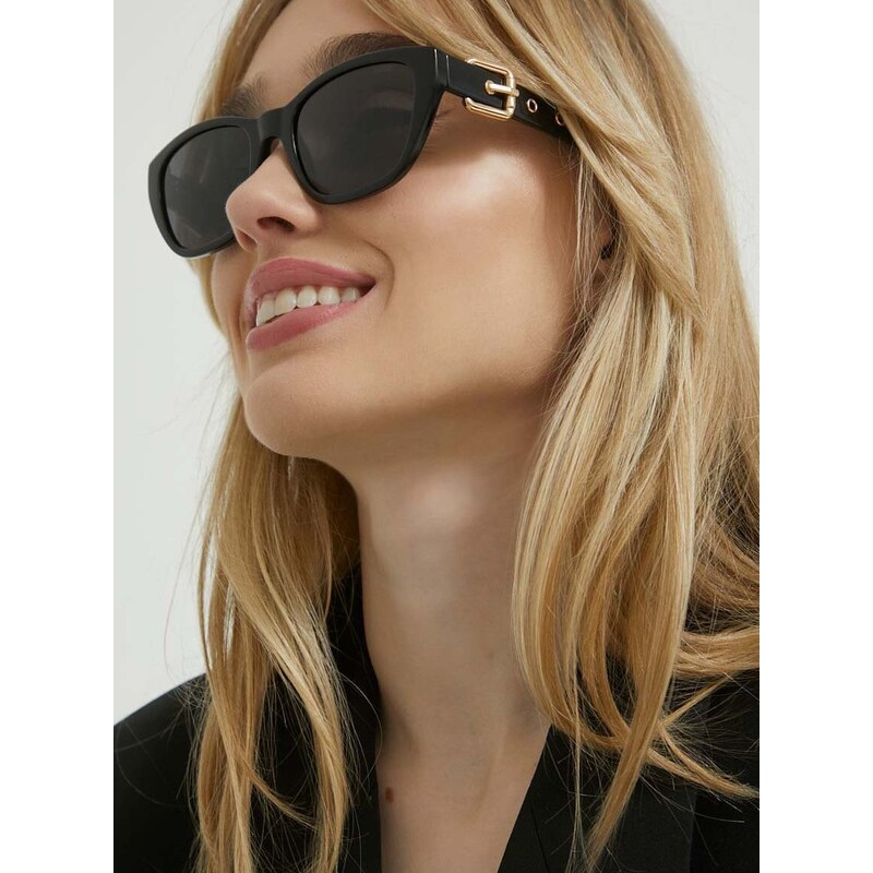 Sunčane naočale Moschino za žene, boja: crna