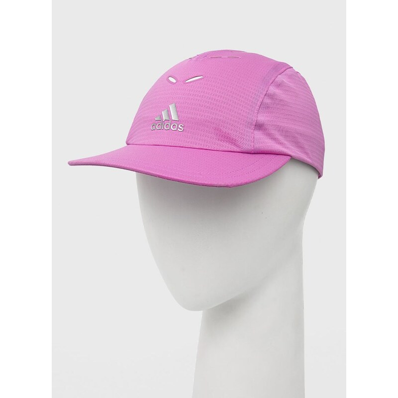 Kapa sa šiltom adidas Performance boja: ružičasta, s tiskom