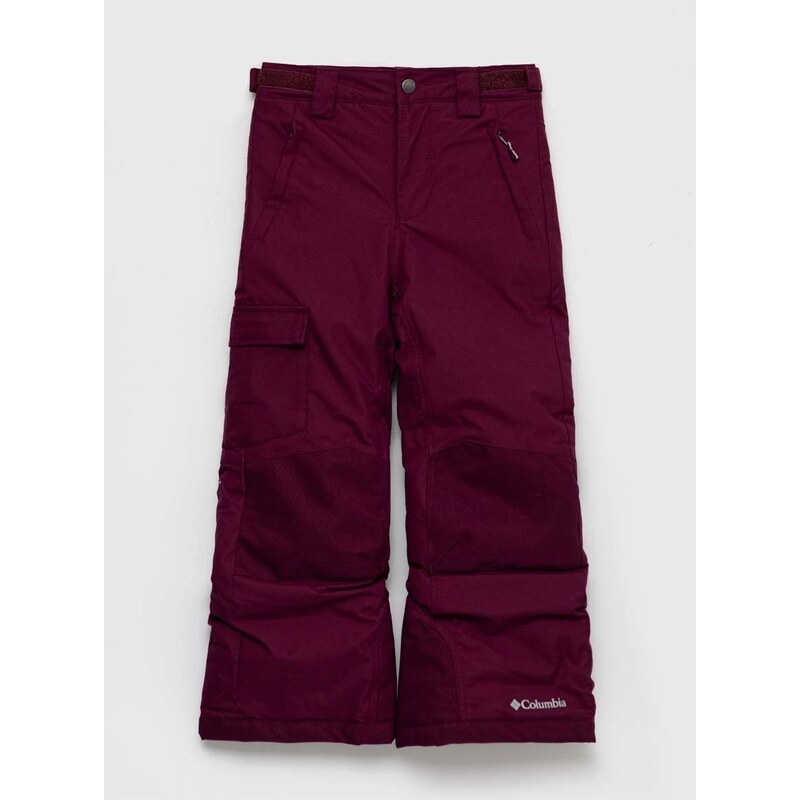 Dječje skijaške hlače Columbia boja: ljubičasta