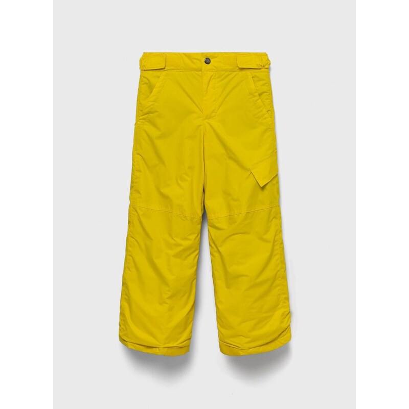 Dječje hlače Columbia boja: žuta