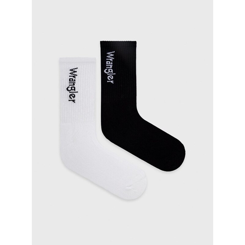 Čarape Wrangler za muškarce, boja: crna