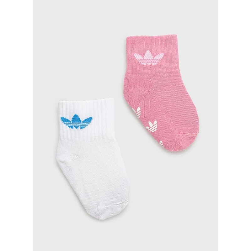 Dječje čarape adidas Originals boja: ružičasta