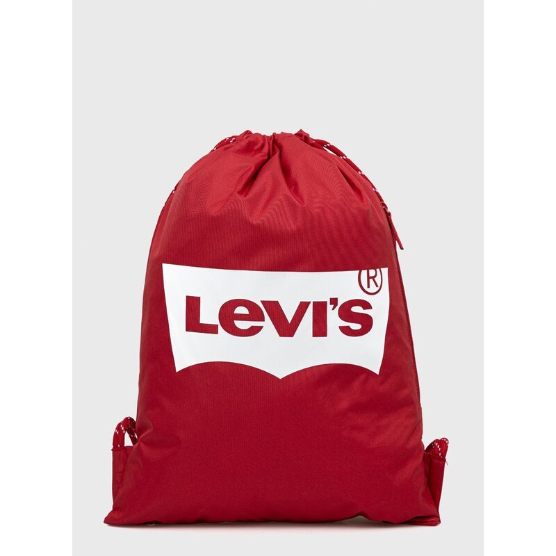Dječji ruksak Levi's boja: crvena, s tiskom