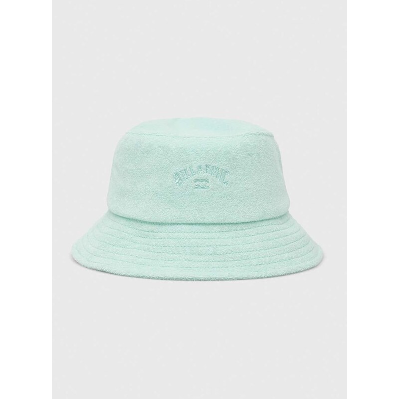 Pamučni šešir Billabong boja: zelena, pamučni